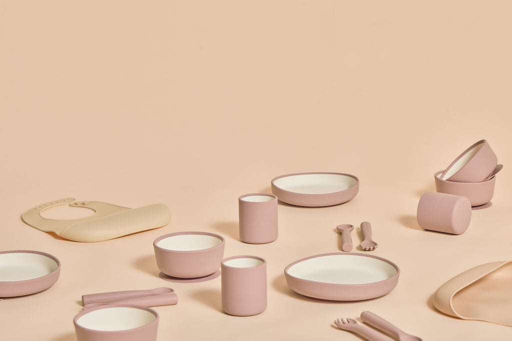 Blush Bloom Silicone Learning Cup